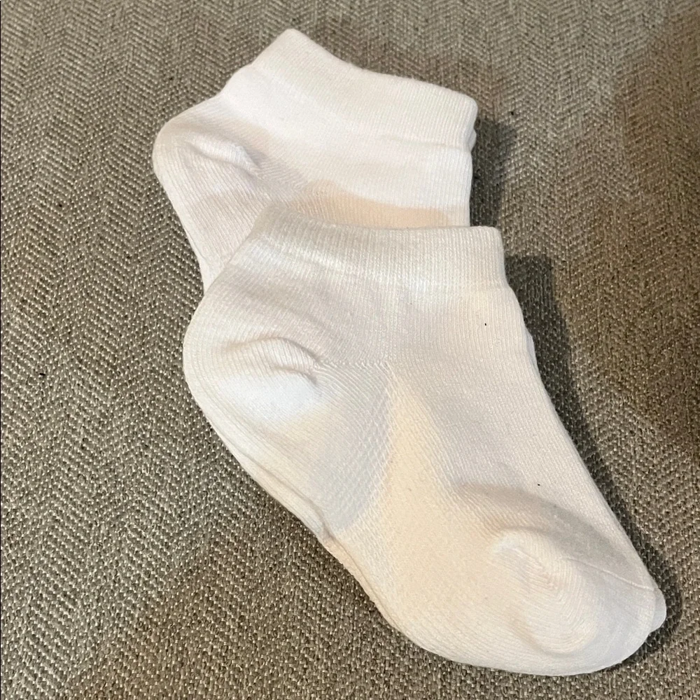 Boys/Girls Low Cut Cotton Socks Kids Ankle Socks - Black, Gray, and White